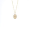 Diamond Horseshoe Tag Pendant - 1